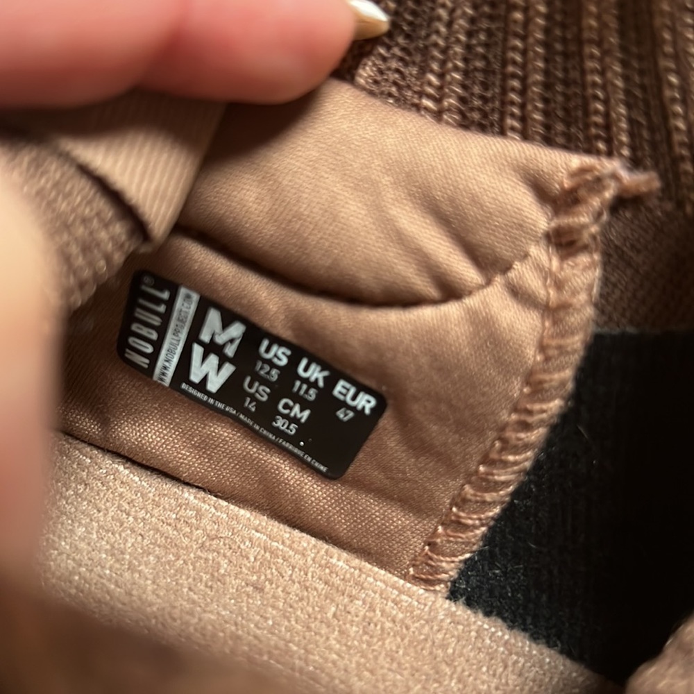 NOBULL Men’s Espresso Knit Runner Sneakers Size 12.5 - Picture 13 of 13